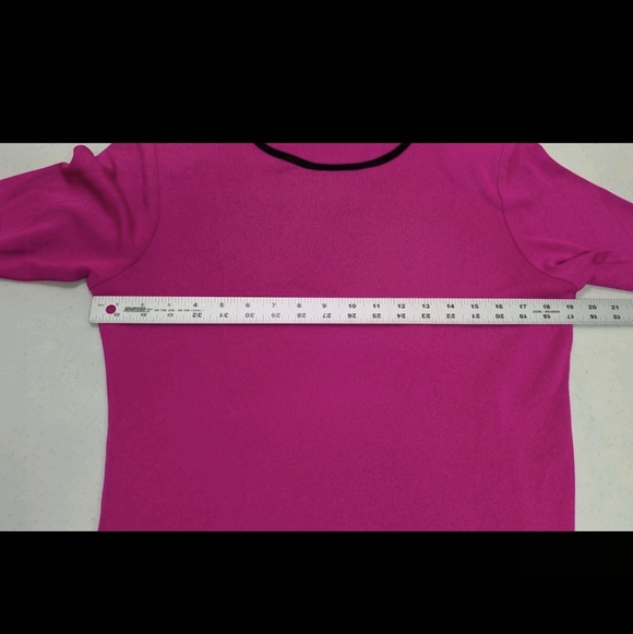 Exclusively Misook Short Sleeve Top S Vintage Old Money Mature #32 - Picture 5 of 5